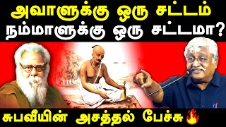 Suba Veerapandiyan latest speech about EWS Reservation  Periyar History  SubaVee Latest speech [upl. by Lien]