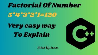 factorial Program in C  how to find factorial of a number in hindi  Ashok kumar [upl. by Nerad]