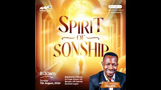 SPIRIT OF SONSHIP WITH PST MARTINS OLUSAKIN  11082024  rccglive [upl. by Barbra]