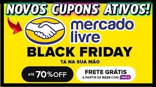 NOVO 🟡 CUPOM BLACK FRIDAY MERCADO LIVRE 2024 🗣️ Ofertas amp Cupons Semana Black Friday Mercado Livre [upl. by Ettevahs]