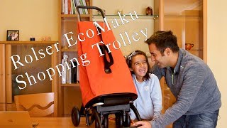 Rolser EcoMaku Shopping Trolley Unboxing Review [upl. by Ellener344]