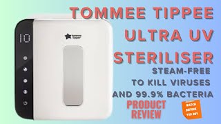 Tommee Tippee Ultra UV Steriliser Review A GameChanger for Baby Bottle Hygiene UVSteriliser [upl. by Mari]