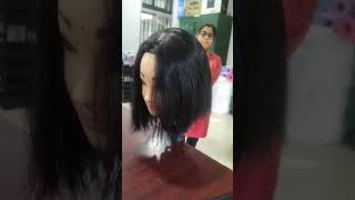 SALOONIUNISEX Blunt cutting ✂️saloon hair haircutting salooni unisexyoutube [upl. by Demmahum718]