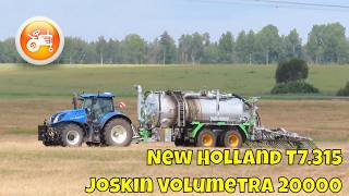 Slurry 2024  New Holland T7315 HD amp Joskin Volumetra 20000 [upl. by Kcirddehs912]