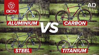 Carbon Vs Aluminium Vs Titanium Vs Steel Which Bike Frame Material Is Best [upl. by Stier]