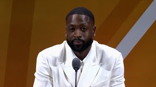 Dwyane Wades Basketball Hall of Fame Enshrinement Speech [upl. by Shepard]