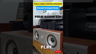 Polk Audio CS1 VS CS10 Center Speaker Soundcheck shorts polkaudiospeakers [upl. by Auhoj]