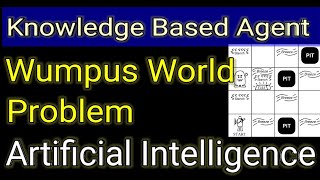 Wumpus World Problem knowledge base agent Propositional logic in Artificial Intelligence [upl. by Arodal]