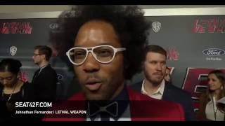 Johnathan Fernandez LETHAL WEAPON Red Carpet Interview [upl. by Sidwohl]