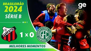 ITUANO 1 X 0 GUARANI  MELHORES MOMENTOS  30ª RODADA BRASILEIRÃO SÉRIE B 2024  geglobo [upl. by Winona966]