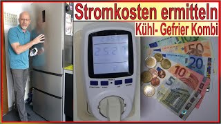 Kühlschrank Stromkosten ermitteln  3 Tage Verbrauchsmessung  Stromkosten Messgerät  Gefriertruhe [upl. by Ettenot]