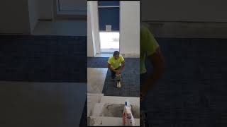 Carpet Tiles Installation [upl. by Nagorb901]