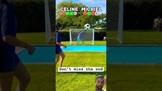 Celine vs Michiel shorts funny football viralshorts [upl. by Nairred345]