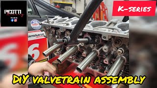 Valves and valvetrain assembly kseries k24z7 head [upl. by Arin140]