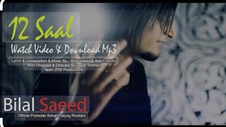 12 saal  slowed reverb  Billal Saeed Best song [upl. by Enyaht]