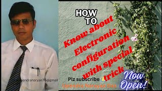 special trick about Electronic configurationspdf rule [upl. by Schuster]