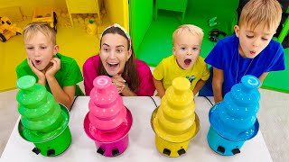 Vlad and Niki Four Colors Playhouse Challenge and more funny stories for kids [upl. by Hyrup]