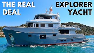 2021 BERING 77 EXPLORER YACHT TOUR  Comfort Class EXPEDITION Liveaboard Go Anywhere World Cruiser [upl. by Mossman]