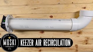 KeezerKegerator Air Recirculation Build  Tutorial [upl. by Ailatan]