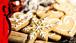 Knusprige HONIGLEBKUCHEN  Türchen Nr 21 zum Foodtuber Adventskalender 2015  Weihnachtsrezept [upl. by Naasar]