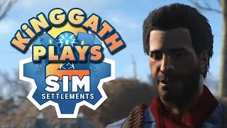 kinggath Plays Fallout 4 Sim Settlements 2  Episode 1 [upl. by Ahsenwahs]