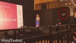 Kinal JKT48 Di Lempari dengan Sendal oleh Penonton [upl. by Ynaiffit]