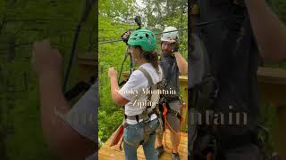 Smoky mountain zipline smokymountains travis mike awesome smokymountainzipline [upl. by Anirok]