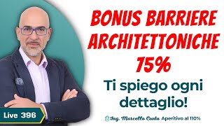 75 Bonus barriere architettoniche [upl. by Pincince]