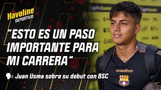 JUAN USMA Y LAS SENSACIONES DE SU DEBUT CON BARCELONA SC [upl. by O'Kelly]