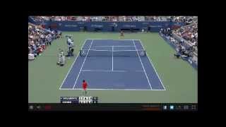 HD David Ferrer VS Janko Tipsarevic Highlight Reel US Open 2012 roger federer djokovic [upl. by Aknahs666]