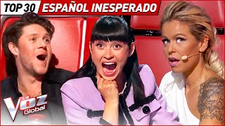 Top 30 Audiciones INESPERADAS en ESPAÑOL en La Voz [upl. by Alitha]