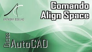 AutoCAD  Align Space  Comando que permite rotacionar um desenho na configuração de plotagem [upl. by Alain]