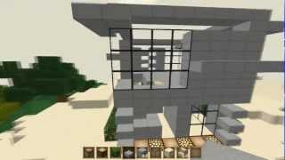 ZCG  Minecraft  สร้างบ้านแบบ Modern ขนาด 8x8 [upl. by Brownson]