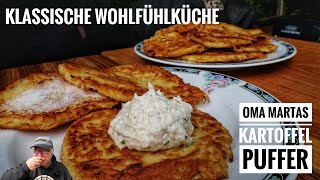 638 Kartoffelpuffer nach Oma Marta  auch Reiberdatschi Reibekuchen Baggers Rievkooche uvm [upl. by Amsab]