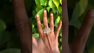 Twotone ring  Luxury rings  Statement jewelry  Refined fashion ring polkidiamonds [upl. by Ramaj]