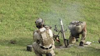 Marine Raiders conduct Combined Arms LiveFire Range [upl. by Middlesworth178]