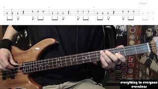 Everything To Everyone by Everclear  Bass Cover with Tabs PlayAlong [upl. by Elata]