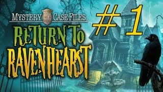 Mystery Case Files Return to Ravenhearst Walkthrough part 1 [upl. by Anitsirhk]