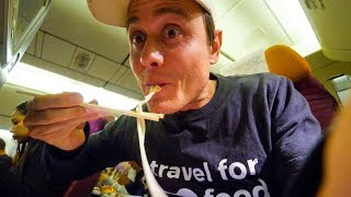 Thai Airways FOOD REVIEW  Flying From Sapporo Hokkaido Japan to Bangkok [upl. by Lankton833]