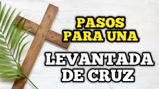 ¿Cómo hacer una levantada de cruz para un difunto Paso a paso [upl. by Ayital]