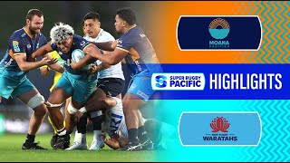 HIGHLIGHTS  MOANA PASIFIKA v WARATAHS  Super Rugby Pacific 2024  Round 14 [upl. by Ingram]