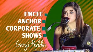 Anchor Gargi Podder Anchoring by Gargi Podder  Best Female Anchor Bengali AnchoringFemale Anchor [upl. by Rennold]