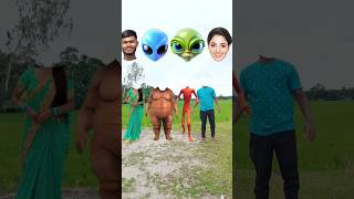 Deden neden alien Fat dog amp cute girl and me correct Head matching with kamariya Dole bhojpuri song [upl. by Imot925]