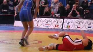 Female Wrestling Klippan Lady Open 2010 Final 3 [upl. by Hylan]