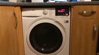 AEG 7000 Series Washer Dryer Start Up [upl. by Kumar707]