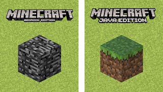 Minecraft Java vs Minecraft Bedrock  Graphics comparison [upl. by Retxab]