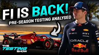 F1 is Back Analysing PreSeason Testing Day 1  The Testing Show [upl. by Aketal600]