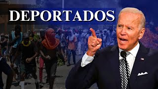 Joe Biden y Estados Unidos deportan haitianos hacia Haití [upl. by Ardiek]