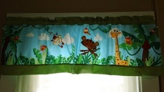 Crib Bumper into Valance Step by Step Tutorial [upl. by Daggett]