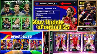 Big News 😮🔥 Cristiano Ronaldo Ambassador Pack eFootball™2025 New Epic Free Rewards And Coins 🔥😍 [upl. by Aracal]